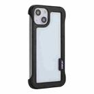 For iPhone 13 ENKAY Frameless Hollow Shockproof PC Case(Black) - 1