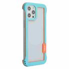 For iPhone 12 Pro Max ENKAY Frameless Hollow Shockproof PC Case(Blue) - 1