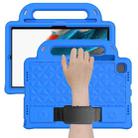 For Galaxy Tab A8 10.5(2021) X200/X205 Diamond  EVA Shockproof Case with Holder & Strap(Blue) - 1