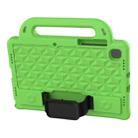 For Galaxy Tab A8 10.5(2021) X200/X205 Diamond  EVA Shockproof Case with Holder & Strap(Green) - 3