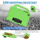 For Galaxy Tab A8 10.5(2021) X200/X205 Diamond  EVA Shockproof Case with Holder & Strap(Green) - 4