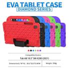 For Galaxy Tab A8 10.5(2021) X200/X205 Diamond  EVA Shockproof Case with Holder & Strap(Green) - 9