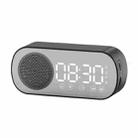 Z7 Digital Bluetooth 5.0 Speaker Multi-function Mirror Alarm Clock FM Radio(Black) - 1