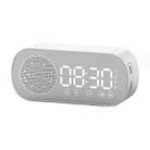 Z7 Digital Bluetooth 5.0 Speaker Multi-function Mirror Alarm Clock FM Radio(White) - 1