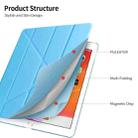 Multi-folding TPU Back Flip Leather Smart Tablet Case for iPad Pro 12.9 inch 2015 / 2017(Sky Blue) - 5