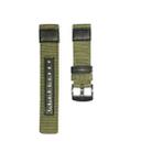 For Samsung Galaxy Watch4 40mm Wear-Resistant Canvas Watch Band(Green) - 1