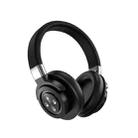 A51 USB Charging Wireless Bluetooth HIFI Stereo Headset with Mic(Black) - 1