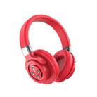 A51 USB Charging Wireless Bluetooth HIFI Stereo Headset with Mic(Red) - 1