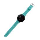 For Samsung Galaxy Watch4 40mm Silicone Hollowed-Out Printed Watch Band(Water Duck Color) - 1