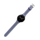 For Samsung Galaxy Watch4 Classic 42mm Silicone Hollowed-Out Printed Watch Band(Rock Cyan) - 1
