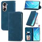 For  Honor 60 Retro Skin Feel Magnetic Horizontal Flip Leather Phone Case(Blue) - 1