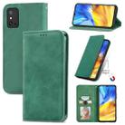 For Honor X10 Max 5G Retro Skin Feel Magnetic Horizontal Flip Leather Phone Case(Green) - 1