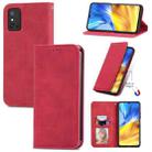 For Honor X10 Max 5G Retro Skin Feel Magnetic Horizontal Flip Leather Phone Case(Red) - 1