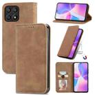 For Honor X30i Retro Skin Feel Magnetic Horizontal Flip Leather Phone Case(Brown) - 1