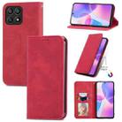 For Honor X30i Retro Skin Feel Magnetic Horizontal Flip Leather Phone Case(Red) - 1