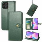 For Honor X30i Solid Color Leather Buckle Phone Case(Green) - 1