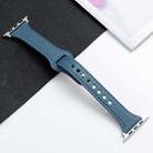 Microfiber Leather Watch Band For Apple Watch Ultra 49mm&Watch Ultra 2 49mm / Series 9&8&7 45mm / SE 3&SE 2&6&SE&5&4 44mm / 3&2&1 42mm(Light Blue) - 1