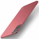 For Samsung Galaxy S21 5G MOFI Fandun Series Frosted Ultra-thin PC Hard Phone Case(Red) - 1