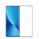 For Xiaomi 12 Pro MOFI 9H 3D Explosion-proof Hot Bending Tempered Glass Full Film(Black) - 1