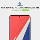 For vivo iQOO 9 Pro PINWUYO 9H 3D Hot Bending Tempered Glass Film(Black) - 3