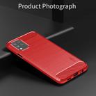 For LG K42 MOFI Gentleness Brushed Carbon Fiber Soft TPU Case(Red) - 3