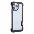 For iPhone 13 Pro ENKAY Frameless Hollow Shockproof PC Case (Black) - 1