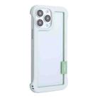 For iPhone 13 Pro ENKAY Frameless Hollow Shockproof PC Case (White) - 1