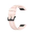 For Garmin Forerunner 935 Silicone Watch Band(Light Pink) - 1