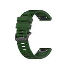 For Garmin Forerunner 945 Silicone Watch Band(Amy Green) - 1