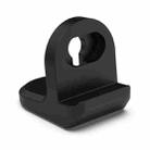 For Amazfit GTR 3 Pro Smartwatch Silicone Charging Bracket(Black) - 1