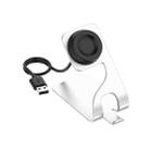 For Huawei Watch GT 3 Rotatable Magnetic Metal Charging Base(Silver) - 1