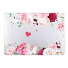 ENKAY Flower Series Pattern Laotop Protective Crystal Case For MacBook Air 13.3 inch A1932 / A2179 / A2337(Peony) - 1