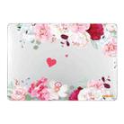 ENKAY Flower Series Pattern Laotop Protective Crystal Case For MacBook Pro 14.2 inch A2442 (2021)(Peony) - 1