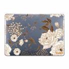 ENKAY Vintage Pattern Series Laotop Protective Crystal Case For MacBook Pro 16.2 inch A2485 2021/A2880 2023(Golden Peony) - 1