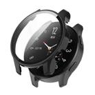 For vivo Watch 2 PC+ Toughened Film Fully Enclosed Protective Case(Black) - 1