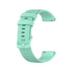 For Ticwatch GTH Checkered Silicone Watch Band(Water Duck) - 1