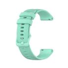 For Ticwatch E3 Checkered Silicone Watch Band(Water Duck) - 1