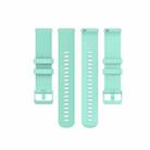 For Ticwatch Pro 2020 Checkered Silicone Watch Band(Water Duck) - 6