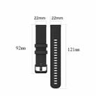 For Ticwatch Pro 2020 Checkered Silicone Watch Band(Water Duck) - 7