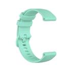 For Amazfit Bip Checkered Silicone Watch Band(Water duck) - 1