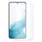 For Samsung Galaxy S22 5G 5pcs ENKAY 0.2mm Tempered Glass Film, Support Fingerprint Unlock - 1