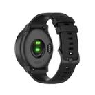 For Samsung Gear S3 Classic 22mm Checkered Silicone Watch Band(Black) - 1