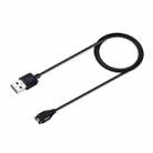 For Garmin Fenix 7S 1m Smart Watch Charging Cable(Black) - 1