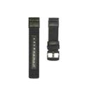 For Garmin Move 3 20mm Canvas Wear-resistant Watch Band(Black) - 1