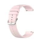 For Garmin Move Luxe 20mm Solid Color Silicone Watch Band(Light pink) - 1