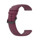 For Garmin Move Style 20mm Solid Color Silicone Watch Band(Wine Red) - 1