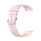 For Garmin Move Style 20mm Solid Color Silicone Watch Band(Light pink) - 1