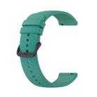 For Garmin Move 3 20mm Solid Color Silicone Watch Band(Pine Green) - 1