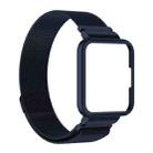For Xiaomi Redmi Watch 2 Lite 2 in 1 Milano Metal Watch Band with Watch Frame(Blue) - 1