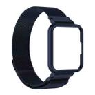 For Xiaomi Redmi Watch 2 2 in 1 Milano Metal Watch Band with Watch Frame(Blue) - 1